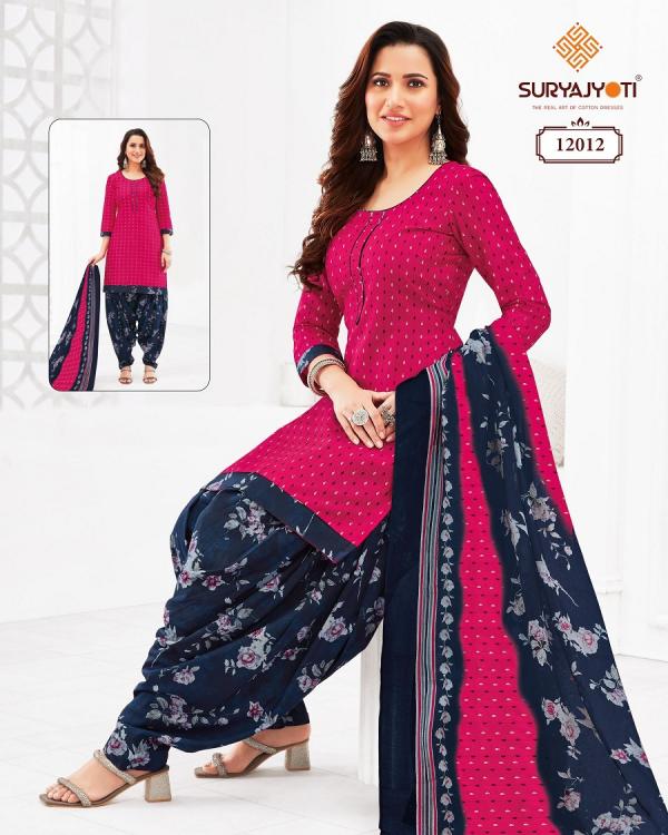 Suryajyoti Trendy Patiyala Vol-12 – Dress Material